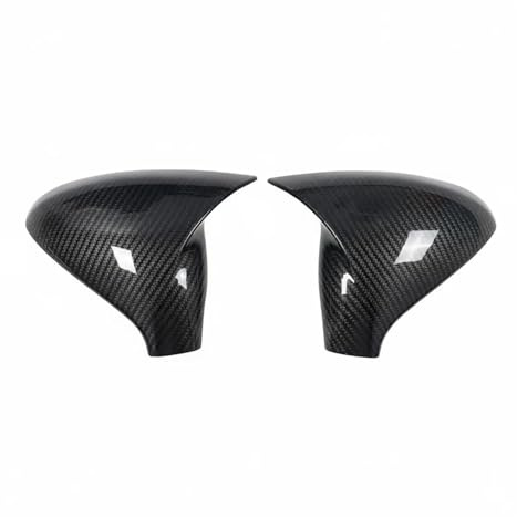 Carcasas Para Peugeot 207 Adhesivo Coche Cubierta Espejo Retrovisor Lateral Tapa Ala Carcasa Exterior Embellecedora Carcasa Carbono Accesorios(Carbon Look)
