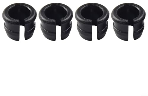 Besttoolifes Lot de 4 adaptateurs de valve de vélo pour conversion Presta vers Schrader, adaptateur de valve de tube de vélo en plastique pour jantes de vélo, noir