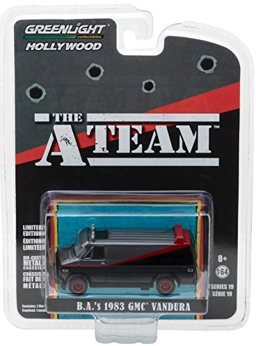Greenlight A-Team Van, Modell DieCast GMC VANDURA 1983 von B.A. Baracus, Maßstab: 1/64