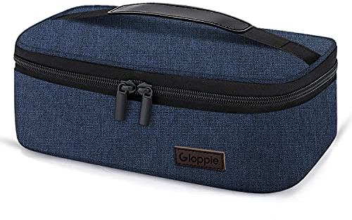Gloppie Mini Bolsa de Almuerzo Aislada para Mujeres, Pequeños Contenedores de Alimentos Seguro, Portátil 3,5 L Bolsa Merienda Enfriador Bolsa Isotérmica Para Niños Picnic Colegio, Índigo