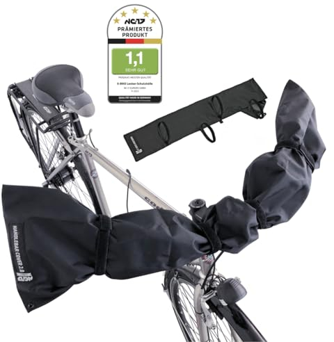 NC-17 Universal Lenkerschutz Ebike│E Bike Fahrrad Lenkerschutzhülle│Transportschutz für Heckträger│Fahrradträger│Schutzhülle E-Bike│Regenschutz und robust