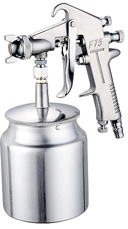 Pistola Pintura, Aleación de Aluminio Pistola de Pulverización Profesional con Atomización Ajustable para Pintura de Automóviles y Muebles - Pulverizador de Pintura de Alta Eficiencia