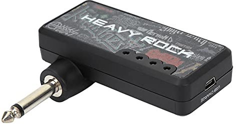 Amplificador de Auriculares para Guitarra, Amplificador de Guitarra para Auriculares Amplificador de Guitarra Portátil Mini Enchufe Amplificador de Guitarra Guitarra Eléctrica