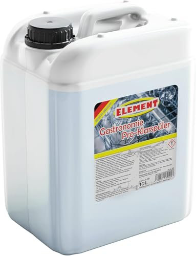 Liquide de rinçage pour lave-vaisselle professionnel - 10 litres - Pour lave-vaisselle commercial