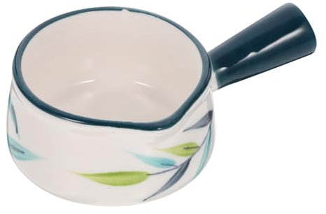 Cabilock Plato Cerámica Pequeño Olla Leche Ideal Para Guarniciones Fácil De Manejar