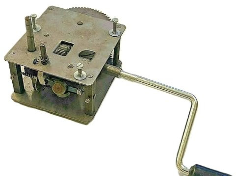 Grammofono fonografo meccanismo di funzionamento del motore Replica Maniglia del freno a doppia molla