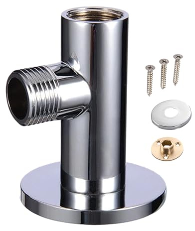 Codo de Ducha - Salida de Agua para Ducha,Conector Antigoteo para Baño de Casa u Hotel