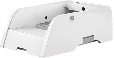 Bandeja Sanitaria autolimpiable para Gatos, con cámara de vigilancia, recordatorio en Tiempo Real para vaciar/Rellenar, Inteligente e inodora, para Varios Gatos (versión con cámara).