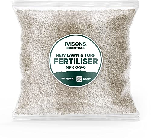 Ivisons Pre Seed Granular Fertiliser 6-9-6 | Feed For New & Established Lawns and Turf | Provides Soil With Essential Nutrients To Establish Strong Roots | Aids Seed Germination | Covers 40m2… (5KG)