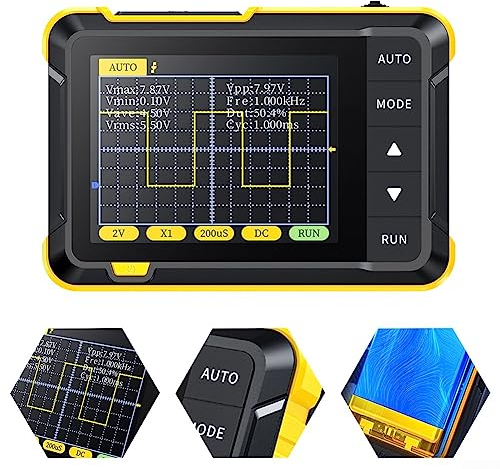 Tragbares Hand-Oszilloskop-Multimeter, DSO 152 Hand-Oszilloskop für kleine Einsteiger, digitales Oszilloskop 200 kHz Transistortester