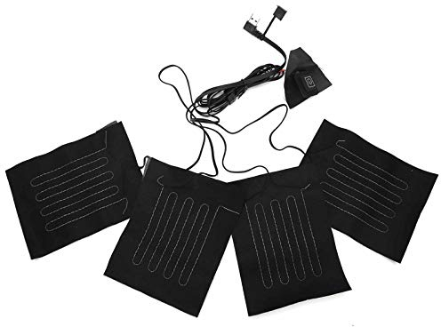 Heizkissen, USB-Elektro-Tuch-Heizkissen-Set Für Heimwerker, Warme Weste, Kleidung, Jacken, Wärmer Für Outdoor, Winter, Cam, Heizdecke, Kabellos