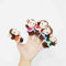 ZOSIGN Fingerpuppen, 7 Stücke Fingerpuppen für Kinder, Niedliche kleine Affen Fingerpuppen, Baby Story Time Requisiten, Fingerpuppen Spielzeug für Kinder Geburtstag Babyparty Geschenk