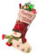 Yamobi Calze di Babbo Natale, design a forma di pupazzo di neve, per decorazioni natalizie, 45 cm, calze decorative di Natale da riempire, camino, stivali di Natale per albero di Natale