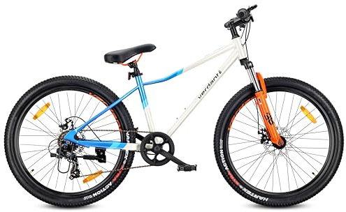 sun baby Verdant Calix VTT 26 Pouces 7 Vitesses - Blanc-Bleu-Orange