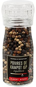 ALBERT MENES AM - Les Poivres Précieux - Poivres de Kampot - Moulin 50 g