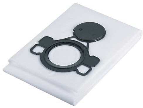 Flex FS-F VCE Fleece Filter Bag 33-44 L/M (Accessories for Vacuum Cleaners, for Vacuum Cleaner Container 33 + 44 Litres, Pack of 5)