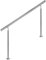 CAVATINY Edelstahl Handlauf Geländer für Treppen Brüstung Balkon ohne Querstreben - Innen und Außen Handlauf Geländer Treppengeländer Edelstahl Brüstung Balkon (120CM, ohne Querstreben)
