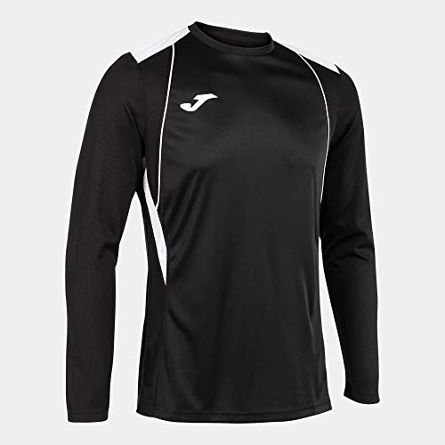 Joma Maglietta a Maniche Lunghe Championship VII Nero Bianco