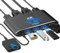 Kvm Switch HDMI 2 PC 1 Monitor, USB 3.0 KVM Switches Sharing 3 USB Devices Supports Wired Remote and Button Control, EDID Compatible, Suitable for Laptop/Desktop