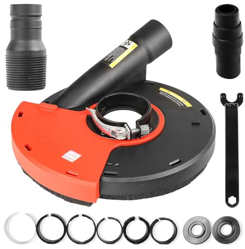 HERZO Absaughaube für Winkelschleifer 230mm