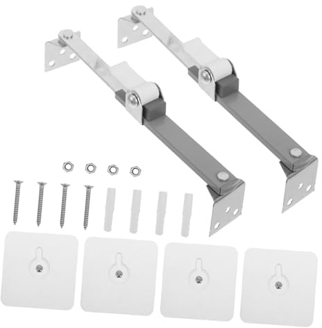 ROMISBABA Adjustable Tv Wall Mount Bracket Anti-tip Holder 14-20cm 2pcs Universal Lcd Monitor Safety Straps for Flat Screen Tvs Home Wall Installation
