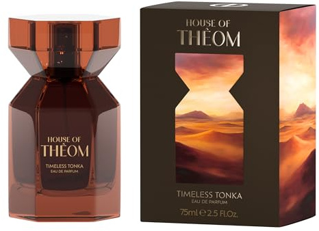HOUSE OF THOM Timeless Tonka Eau de Parfum 75 ml – orientalisk damparfym med saffran, pelargon och tonka – varm och kryddig – ädel doft