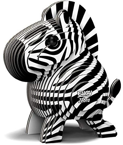 EUGY Zebra Eco-Friendly 3D Paper Puzzle 011