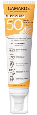 Gamarde Sun Care Fluid High Protection SPF50 Organic 100ml