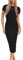 LACOZY Women's Cocktail Dresses 2025 Trendy Short Sleeve Bodycon T Shirt Midi Dress Party Pencil Dresses Black M