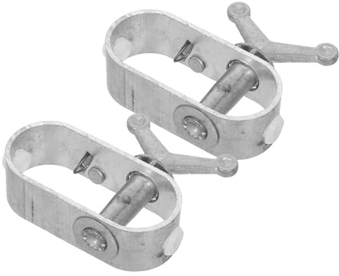 NUOBESTY Tendeur de Câble en Acier A3 Robuste Lot de 2 Outil de Tension pour Fil d'acier Treuil à Cliquet Polyvalent Adapté aux Vignes et Piscines