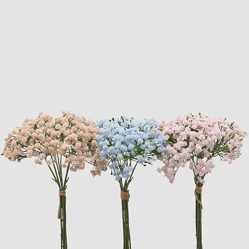 EDG Enzo De Gasperi Gypsophila Bouquet x7 Ass. Pianta Artificiale H 34 Cm D 18 Cm Multicolor 1 Pz