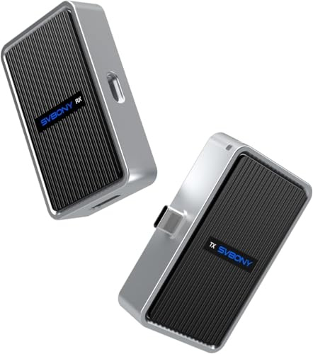 SVBONY TransAir4 trådlös HDMI-Sändare och -Mottagare, 4K/30Hz Videoutgång, Typ-c mini Trådlös HDMI 50M, Dockningsstationsfunktionalitet, Plug and Play, för Hem och Arbete