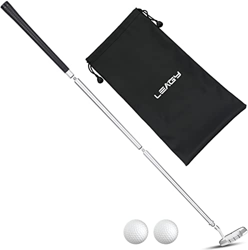 LEAGY Beste Tragbare Weiß Zink-Legierung Golf Rechte Hand Keil Mit 2 Bällen & Tasche (Rechts)