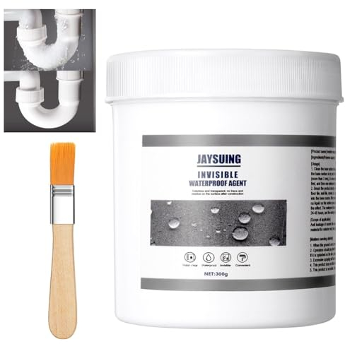 Flintronic 300g Invisible Waterproof Sealant, Anti-Leaking Transparent Waterproof Coating Agent, Super Strong Anti-Leakage Liquid Sealant, Suitable for Outdoor, Indoor, Bathroom, Roofs, Walls