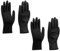 COACOM 2 Paar Schwarze Handschuhe, Elastische Handschuhe für Damen und Herren, Faltenhandschuhe, Geeignet für Schwarze Outfits, Abschlussball-Theaterzubehör, Kostümparty-Zubehör