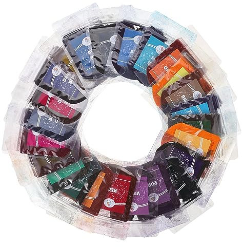 Operitacx 24taschen Farben Tie Dye Bunte Textilfarben Für Erwachsene Bastelmaterialien Für Kreative Färbeprojekte Und Partys