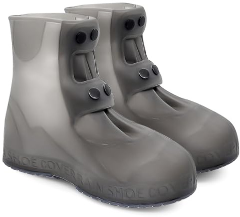 LAPONO Couvre Chaussure Impermeable, Surchaussures Impermeables Sur Chaussure Imperméable Lavable Couvre-chaussures Réutilisables Protection Chaussures Sous Pluie et Neige pour Velo Moto Randonnée