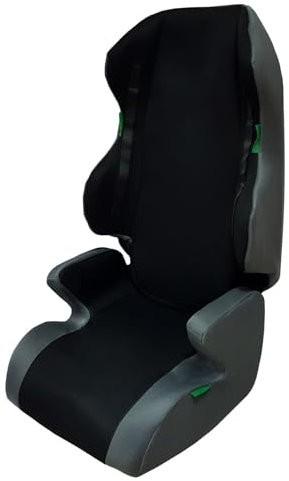 Autositzerhöhung TOURING III von UNITED KIDS mit Rückenlehne und neuer iSize EU-Norm ECE R129 von 126-150 cm mit waschbaren Bezug, Farbe:Kingsilver