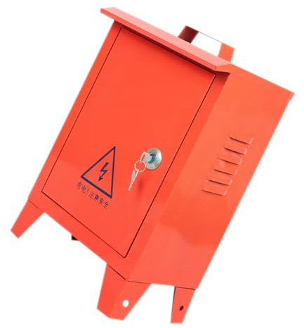 BAZEITFLOW Mobile Distribution Box Outdoor Handheld Electrical Box for Construction Site Circuit Breaker Function