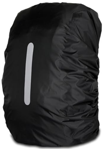 Miecoae Housse Sac a Dos Impermeable 70/20/40L, Housse de Pluie Sac à Dos, Réfléchissant Couvre Sac a Dos Etanche, Housse Sac Cartable Protection, Waterproof Bag Cover(Q1,X-S String No Buckle)