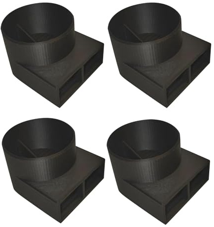 Director de ventilación para autocaravana para calefacción Truma, accesorio para manillar de aire apto para calefacción Truma y Webasto, desviador de flujo de aire de 90°, material ASA, diámetro de 55