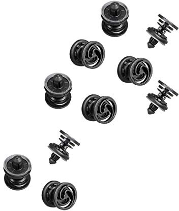 LST 10x Hecktürverkleidung Hecktür Verkleidung der hinteren Tür Befestigung Clips Kompatibel mit VW Transporter T5 T6 T7 Multivan T5 T6 T7 California T5 T6 Camper Tranporter Caravelle