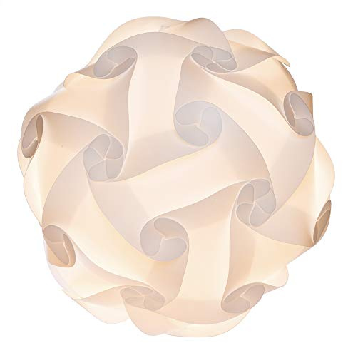 EAZY CASE Puzzle Lampe 30-Teilig, DIY Lampe I Lampenschirm in über 15 Designs, als Deckenlampe oder Stehlampe geeignet, Größe XL