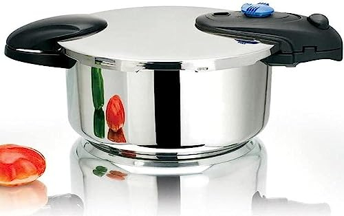 KITCHEN MOVE ASO24-10L Illico Schnellkochtopf, Edelstahl, silberfarben