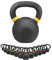 wuuhoo® Kettlebell Rocky, Kugelhantel 4kg - 32kg aus massivem Gusseisen mit Pulverbeschichtung, Gewicht aus Cast Iron, Schwunghantel für dein Krafttraining - Fitnessgerät für Zuhause 20 kg