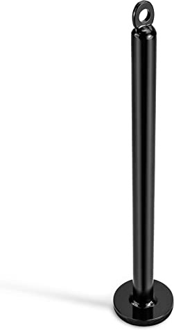 QWORK® Porta per Dischi Pesi, Perno di Carico per Sistema di Puleggia da Palestra e Casa (Ø20 x 320 mm, capacità di Carico 100 kg)