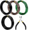 Tanstic 5Pcs Bonsai Training Wire Kit, 1mm, 1.5mm, 2mm, 3mm 164 Feet Total Aluminum Bonsai Wires with Wire Cutter for Bonsai Trees Indoor