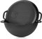 BBQ-Toro Gusseisen Kazan mit Deckel | 16 Liter | Traditioneller Gusstopf | Kasan mit rundem Boden | Grillwok preseasoned-bereits eingebrannt | Schmortopf zum Kochen, Schmoren, Braten, Frittieren