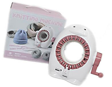 ZEPFJHE Machine à tricoter circulaire à 22 aiguilles - Appareil manuel pour débutants - Projet de crochet - Artisanat à la maison