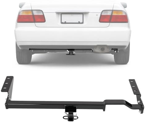 Gelacie Class 1 Trailer Tow Hitch, 1.25 Inch Receiver Compatible with 1994-1997 Honda Accord 2 Door Coupe 4 Door Sedan Models